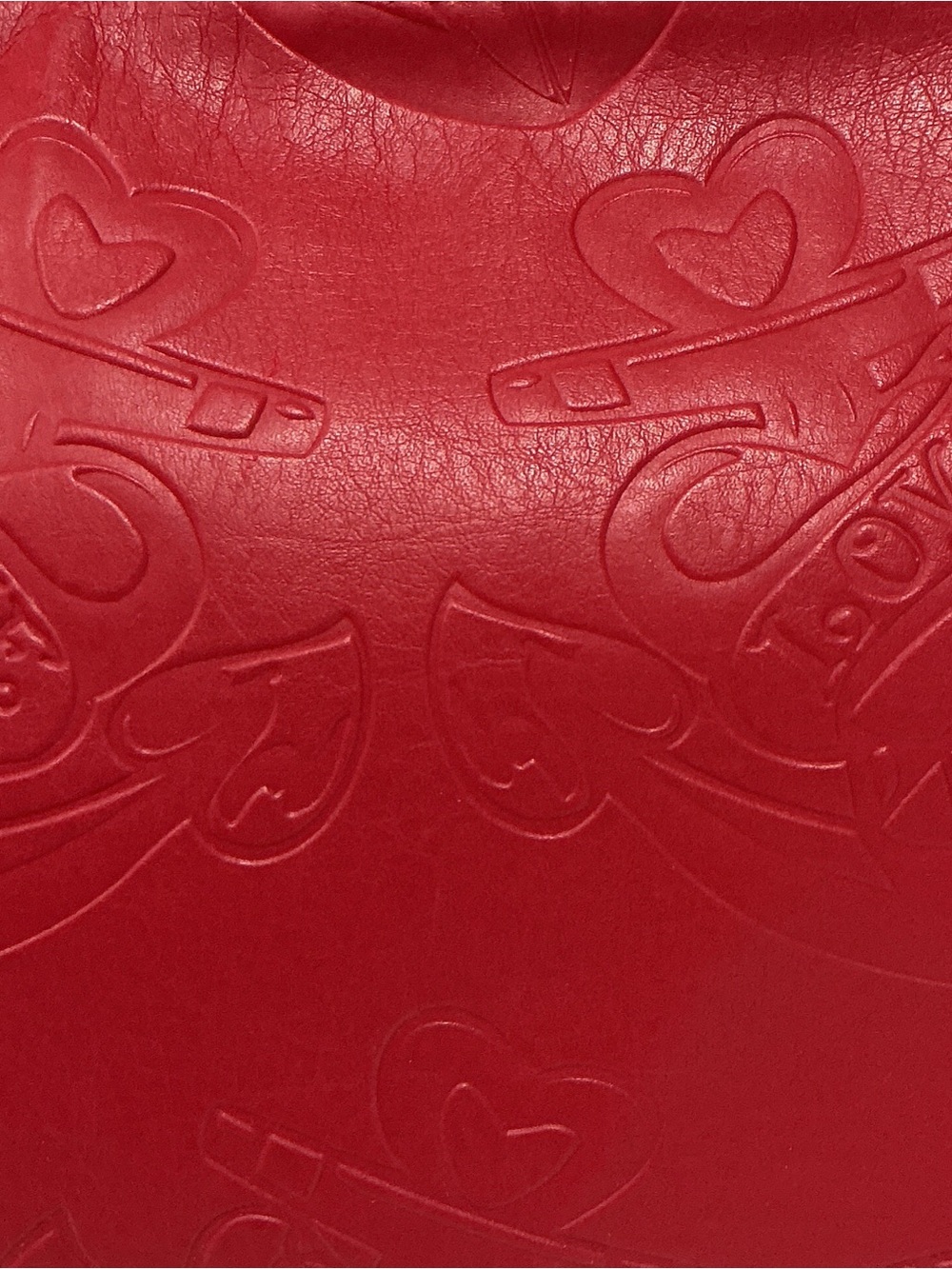 LUX DE VILLE Red True Love Embossed House of Blues Collab Purse - Picture 9 of 13